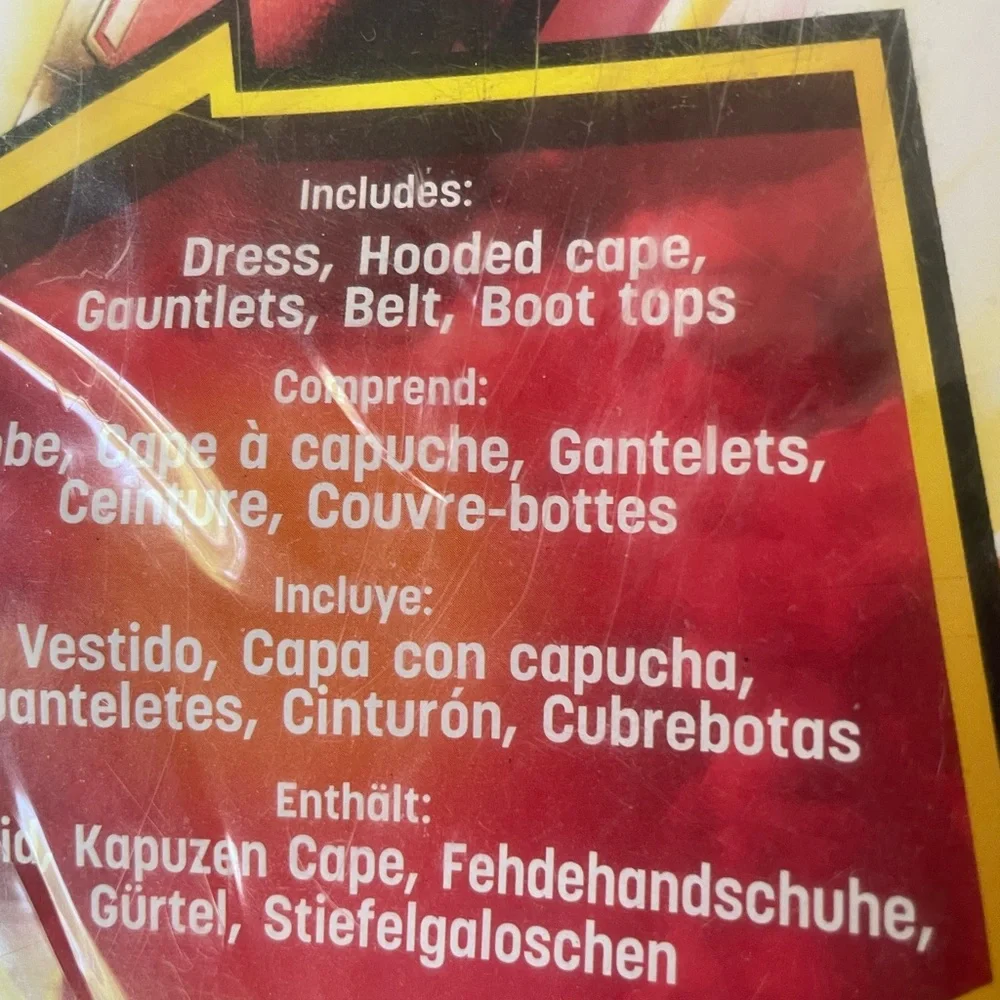 Shazam Costume Girls Size Medium 8-10